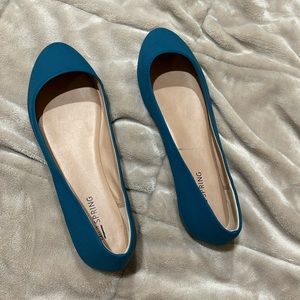 Call It Spring teal flats